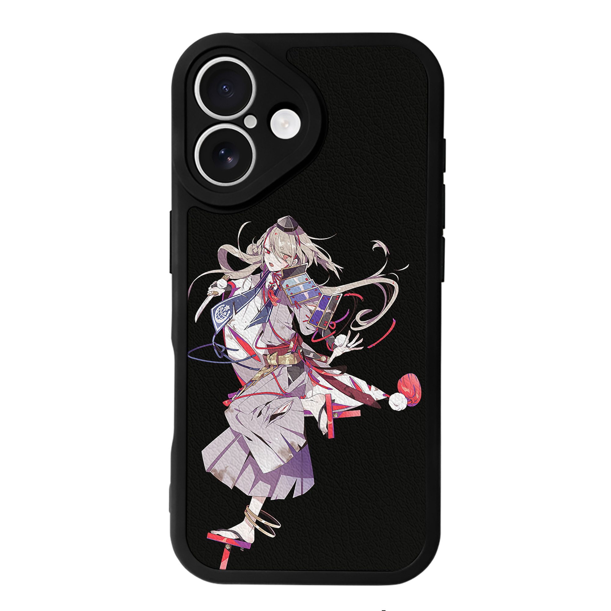 （画像用） 刀剣乱舞 Touken Ranbu 【iPhone 16シリーズ対応】シリコンスマホケース（レザー調） 材質：シリコン